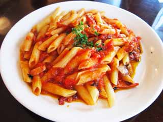 Foto, materiell, befreit, Landschaft, Bild, hat Foto auf Lager,Penne all'arrabbiata, Kche, Essen, , 