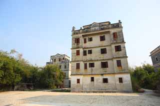 fotografia, materiale, libero il panorama, dipinga, fotografia di scorta,Zi Li Cun, Le rovine, scultura, [un grembo di pietra] Una torre, Io sono Occidentale-stile