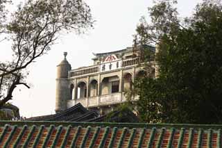 photo,material,free,landscape,picture,stock photo,Creative Commons,qiangyacun elephant good luck tower, The ruins, sculpture, [a stone lap]A tower, I am Western-style