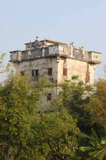 fotografia, materiale, libero il panorama, dipinga, fotografia di scorta,elefante di qiangyacun la buona torre di fortuna, Le rovine, scultura, [un grembo di pietra] Una torre, Io sono Occidentale-stile