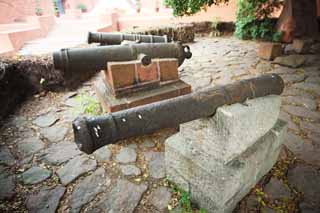 photo,material,free,landscape,picture,stock photo,Creative Commons,A cannon at the time of the Opium War, cannon, weapon, Military affairs, Opium War