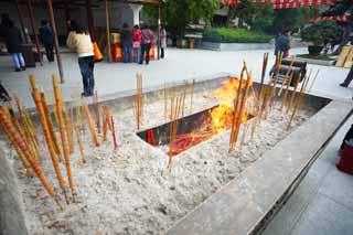 fotografia, material, livra, ajardine, imagine, proveja fotografia,O proprietrio de incenso do Guang Xiao templo, Chaitya, Castelo de ovelha de inexistncia, ltimo Takashi Arimitsu, , vara de incenso