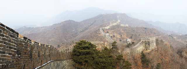 Foto, materiell, befreit, Landschaft, Bild, hat Foto auf Lager,Mu Tian Yu groe Mauer, Burgmauer, Vorsicht in einer Burg, Der Hsiung-Nu, 