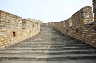 fotografia, materiale, libero il panorama, dipinga, fotografia di scorta,Mu Tian Yu il grande muro, muro di castello, guardia in un castello, Il Hsiung-Nu, 