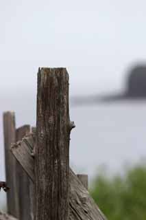 photo,material,free,landscape,picture,stock photo,Creative Commons,Standing in a salty wind, lumber, sea, coast, deserted house