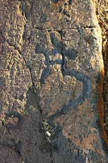 Foto, materiell, befreit, Landschaft, Bild, hat Foto auf Lager,Puako Petroglyph, Lava, Schlieen Sie Kunst ab, Petroglyph, kaha-kii