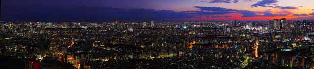 Foto, materiell, befreit, Landschaft, Bild, hat Foto auf Lager,Tokyo-Rundblick, Gebude, Ikebukuro, Neon, 