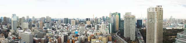 fotografia, materiale, libero il panorama, dipinga, fotografia di scorta,Panorama di Tokio, costruendo, L'area del centro, Shiodome, Toranomon