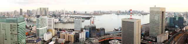 Foto, materiell, befreit, Landschaft, Bild, hat Foto auf Lager,Tokyo-Rundblick, Gebude, Das Stadtzentrumsgebiet, Toyosu, Odaiba