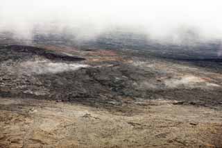 fotografia, materiale, libero il panorama, dipinga, fotografia di scorta,Isola di Hawaii fotografia aerea, Lavico, Il cratere, rompa nella terra, Deserto