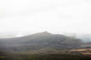 fotografia, materiale, libero il panorama, dipinga, fotografia di scorta,Mt. Kilauea, Lavico, Il cratere, Puu Oo, Fumo