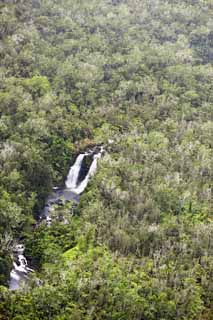 Foto, materiell, befreit, Landschaft, Bild, hat Foto auf Lager,Hawaii Insel Wasserfall, Der Wald, Stein, Fluss, Strmung