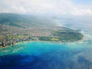 Foto, materieel, vrij, landschap, schilderstuk, bevoorraden foto,Hawaii Oahu, , , , 