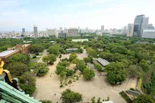 photo,material,free,landscape,picture,stock photo,Creative Commons,Tower of Osaka Castle, , , , 