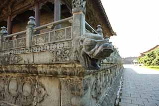 photo,material,free,landscape,picture,stock photo,Creative Commons,Zhao Mausoleum (Qing) dragon head ornament, , , , 