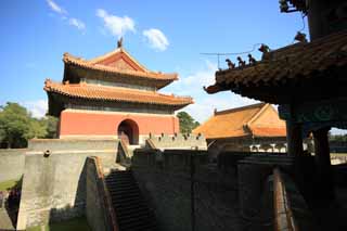 photo,material,free,landscape,picture,stock photo,Creative Commons,Fuling Tomb Daming Tower, , , , 