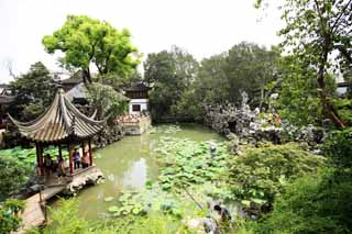 photo,material,free,landscape,picture,stock photo,Creative Commons,Lingering Garden pond, , , , 