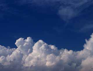 Foto, materieel, vrij, landschap, schilderstuk, bevoorraden foto,Cumulonimbus en blauw, Wolk, Blauwe lucht, Cumulonimbus, Zomer