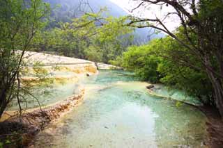 fotografia, materiale, libero il panorama, dipinga, fotografia di scorta,Huanglong, , , , 