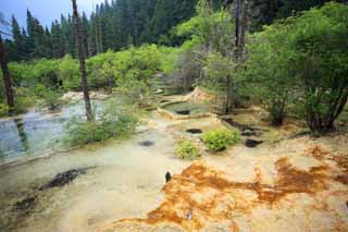 Foto, materiell, befreit, Landschaft, Bild, hat Foto auf Lager,Huanglong Sugatayume Utsuirodorichi, , , , 