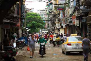 photo,material,free,landscape,picture,stock photo,Creative Commons,Hanoi's Old Quarter, , , , 