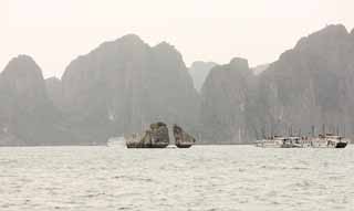 Foto, materieel, vrij, landschap, schilderstuk, bevoorraden foto,Halong Bay, , , , 