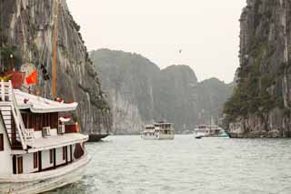 Foto, materiell, befreit, Landschaft, Bild, hat Foto auf Lager,Halong Bay, , , , 