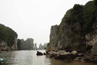 Foto, materieel, vrij, landschap, schilderstuk, bevoorraden foto,Halong Bay, , , , 