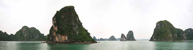 Foto, materieel, vrij, landschap, schilderstuk, bevoorraden foto,Halong Bay, , , , 