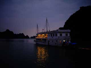 Foto, materieel, vrij, landschap, schilderstuk, bevoorraden foto,Halong Bay, , , , 