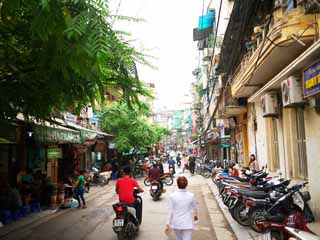 Foto, materieel, vrij, landschap, schilderstuk, bevoorraden foto,Hanoi's Old Town, , , , 
