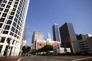 photo,material,free,landscape,picture,stock photo,Creative Commons,Los Angeles' downtown, building, way, sky, Los Angeles