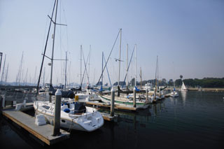 photo,material,free,landscape,picture,stock photo,Creative Commons,Afternoon yacht harbor, yacht, sea, port, mast