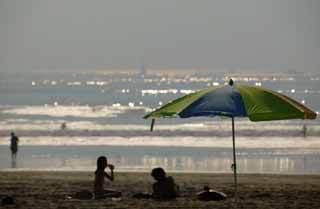 photo, la matire, libre, amnage, dcrivez, photo de la rserve,Ombrelle de plage, vague, mer, ombrelle, baigner dans la mer