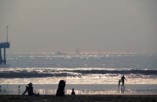 fotografia, materiale, libero il panorama, dipinga, fotografia di scorta,Scintillio di pratichi il surfing, spiaggia sabbiosa, onda, scintillio, spiaggia che bagna