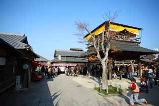 fotografia, materiale, libero il panorama, dipinga, fotografia di scorta,Ise Shrine prima Okage Yokocho, , , , 