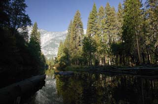 photo,material,free,landscape,picture,stock photo,Creative Commons,The quiet vicinity of river of morning, river, rock, forest, The surface of the water