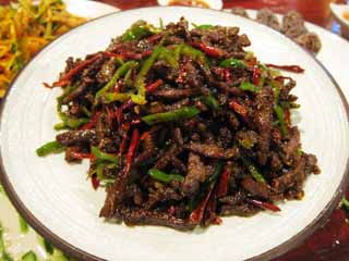 photo,material,free,landscape,picture,stock photo,Creative Commons,Meat and bell peppers stir-fry, , , , 