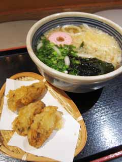 photo,material,free,landscape,picture,stock photo,Creative Commons,Udon noodles and tempura, , , , 