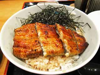 photo,material,free,landscape,picture,stock photo,Creative Commons,Bowl of eel and rice, , , , 