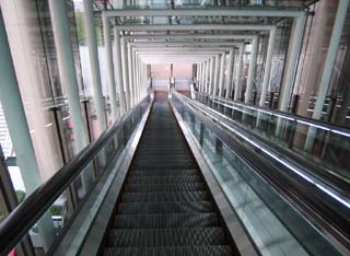 photo,material,free,landscape,picture,stock photo,Creative Commons,Escalator, building, escalator, belt, step