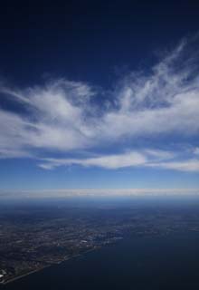 photo,material,free,landscape,picture,stock photo,Creative Commons,An indigo plant of the stratosphere, cloud, blue sky, Chiba, indigo plant