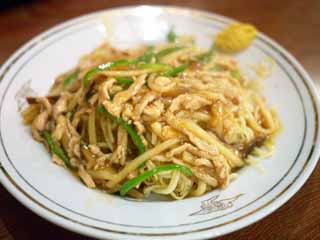 photo,material,free,landscape,picture,stock photo,Creative Commons,Green peppers and meat yakisoba, , , , 