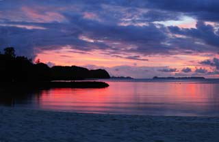 photo,material,free,landscape,picture,stock photo,Creative Commons,Dusk of a private beach, The shore, cloud, sandy beach, wave