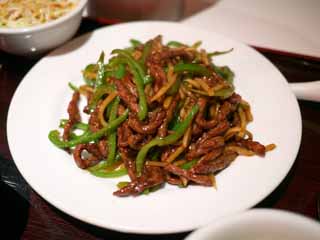 photo,material,free,landscape,picture,stock photo,Creative Commons,Green peppers and meat, , , , 