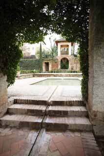 Foto, materiell, befreit, Landschaft, Bild, hat Foto auf Lager,Alhambra Pal Thai Garden, , , , 