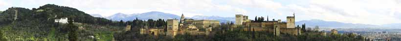 fotografia, materiale, libero il panorama, dipinga, fotografia di scorta,Alhambra Palace, , , , 