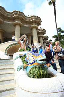 photo,material,free,landscape,picture,stock photo,Creative Commons,Park Guell, , , , 