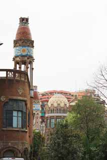 Foto, materieel, vrij, landschap, schilderstuk, bevoorraden foto,Het ziekenhuis Sant Pau, , , , 