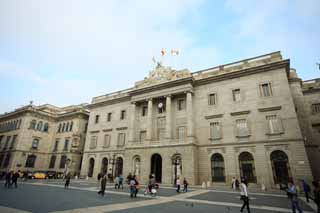 photo,material,free,landscape,picture,stock photo,Creative Commons,Barcelona City Hall, , , , 